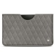 レザーケース Samsung Galaxy Tab S8 - Acier vintage - Couture
