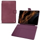 Samsung Galaxy Tab S8+ leather case - Prune vintage ( Pantone 512C ) 
