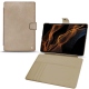 Samsung Galaxy Tab S8+ leather case - Taupe vintage ( Pantone 7530C ) 