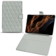 Capa em pele Samsung Galaxy Tab S8+ - Gris - Couture ( Nappa - Pantone W428C ) 