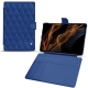 Capa em pele Samsung Galaxy Tab S8+ - Bleu océan - Couture ( Nappa - Pantone 293C ) 
