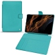 Samsung Galaxy Tab S8+ leather case - Bleu fluo