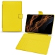 Samsung Galaxy Tab S8+ leather case - Jaune fluo