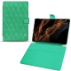 Samsung Galaxy Tab S8+ leather case - Menthe vintage - Couture