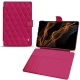 Samsung Galaxy Tab S8+ leather case - Rose fluo - Couture