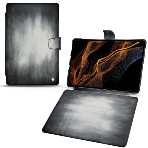 Leather case and cover for Samsung Galaxy Tab S8+Gris Patine