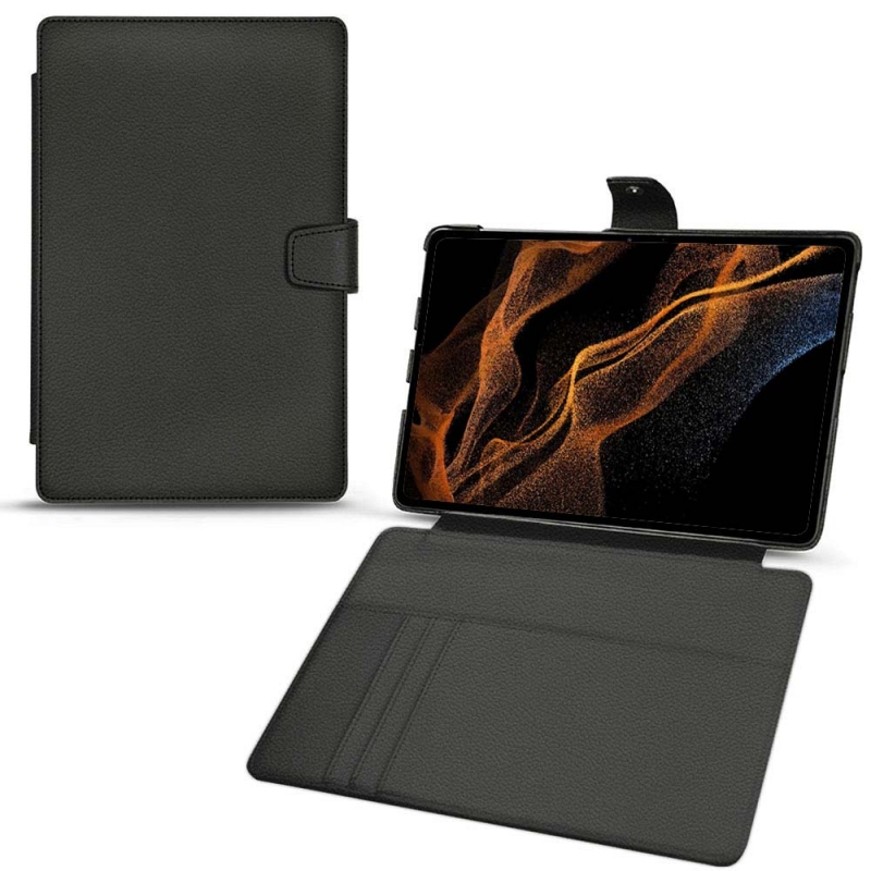 Custodia in pelle Samsung Galaxy Tab S8+ - Noir PU
