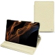Samsung Galaxy Tab S8+ leather case - Ivoire ( Sleek P C12 - White ) 