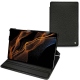 Samsung Galaxy Tab S8+ leather case - Ebène ( Sleek P C12 - Black ) 