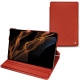 Samsung Galaxy Tab S8+ leather case - Papaye ( Pantone 180C ) 