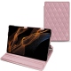 Capa em pele Samsung Galaxy Tab S8+ - Rose - Couture ( Nappa - Pantone 2365C ) 