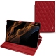 Capa em pele Samsung Galaxy Tab S8+ - Rouge - Couture ( Nappa - Pantone 199C ) 