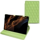 Capa em pele Samsung Galaxy Tab S8+ - Vert olive - Couture ( Nappa - Pantone 578U ) 