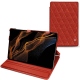 Funda de piel Samsung Galaxy Tab S8+ - Papaye - Couture ( Pantone 180C ) 