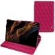 Capa em pele Samsung Galaxy Tab S8+ - Rose fluo - Couture