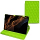 Capa em pele Samsung Galaxy Tab S8+ - Vert fluo - Couture