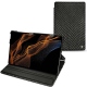 Samsung Galaxy Tab S8+ leather case - Serpent nero