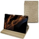 Capa em pele Samsung Galaxy Tab S8+ - Autruche desert