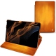Samsung Galaxy Tab S8+ leather case - Orange Patine