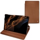 Samsung Galaxy Tab S8+ leather case - Marron PU