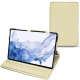 Lederschutzhülle Samsung Galaxy Tab S8 Ultra - Beige ( Nappa - Pantone 7502C ) 
