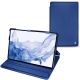 Lederschutzhülle Samsung Galaxy Tab S8 Ultra - Bleu océan ( Nappa - Pantone 293C ) 