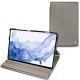 Housse cuir Samsung Galaxy Tab S8 Ultra - Acier vintage ( Pantone 403C ) 
