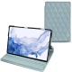 Lederschutzhülle Samsung Galaxy Tab S8 Ultra - Bleu ciel - Couture ( Nappa - Pantone 277C ) 