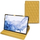 Samsung Galaxy Tab S8 Ultra leather case - Mimosa - Couture ( Pantone 141C ) 