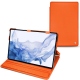 硬质真皮保护套 Samsung Galaxy Tab S8 Ultra - Orange fluo