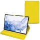 Samsung Galaxy Tab S8 Ultra leather case - Jaune fluo