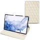 硬质真皮保护套 Samsung Galaxy Tab S8 Ultra - Blanc escumo - Couture