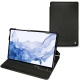 Lederschutzhülle Samsung Galaxy Tab S8 Ultra - Negre poudro