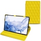 Custodia in pelle Samsung Galaxy Tab S8 Ultra - Jaune fluo - Couture