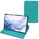 Capa em pele Samsung Galaxy Tab S8 Ultra - Bleu fluo - Couture