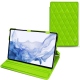 Housse cuir Samsung Galaxy Tab S8 Ultra - Vert fluo - Couture
