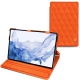硬质真皮保护套 Samsung Galaxy Tab S8 Ultra - Orange fluo - Couture