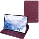 硬质真皮保护套 Samsung Galaxy Tab S8 Ultra - Prune vintage - Couture
