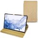 Samsung Galaxy Tab S8 Ultra leather case - Serpent sabbia