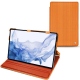 Samsung Galaxy Tab S8 Ultra leather case - Abaca arancio