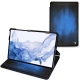 Samsung Galaxy Tab S8 Ultra leather case - Bleu Patine