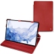 Samsung Galaxy Tab S8 Ultra leather case - Rouge PU