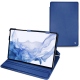 硬质真皮保护套 Samsung Galaxy Tab S8 Ultra - Bleu Océan PU