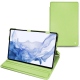 Funda de piel Samsung Galaxy Tab S8 Ultra - Vert olive PU