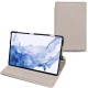 Capa em pele Samsung Galaxy Tab S8 Ultra - Taupe innocent