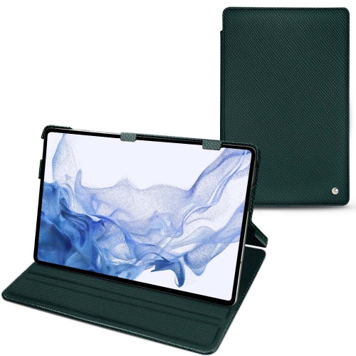 Solid case for Galaxy Tab S8 UltraVert séduisant ( Pantone #1d3c34 ) 