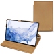 Samsung Galaxy Tab S8 Ultra leather case - Beige Veggie