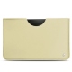 Capa em pele Samsung Galaxy Tab S8 Ultra - Beige ( Nappa - Pantone 7502C ) 
