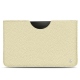 Samsung Galaxy Tab S8 Ultra leather pouch - Ivoire ( Sleek P C12 - White ) 