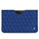 Samsung Galaxy Tab S8 Ultra leather pouch - Bleu océan - Couture ( Nappa - Pantone 293C ) 